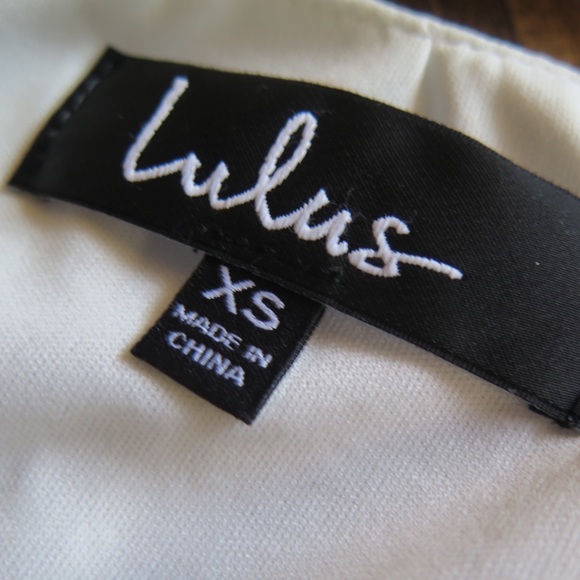 Lulu’s White Sheath Dress - Picture 3 of 3